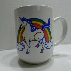 Royal Norfolk Stoneware Fantasy Unicorn Rainbow Coffee Microwave Safe Mug Cup